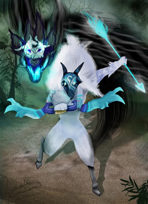 Kindred fanart by Sakumostar on DeviantArt