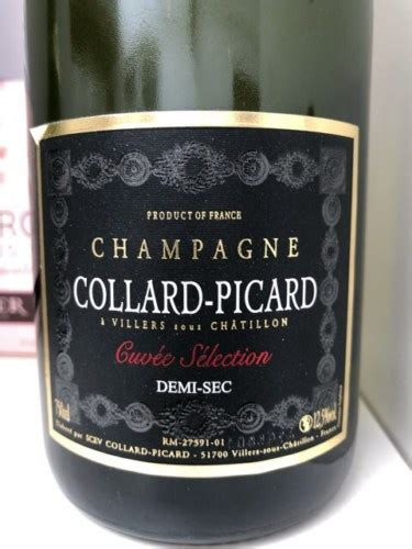 N V Collard Picard Cuvée Sélection Demi Sec Champagne Vivino België