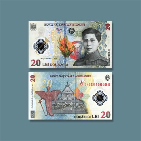 Romania S New 20 Leu Banknote Mintage World