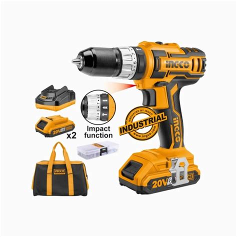 Ingco Cordless Impact Drill V Endtoend Mu