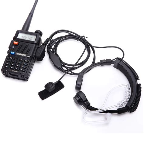 Telescopic Fixed Position Walkie Talkie Headset Telescopic Heavy Duty