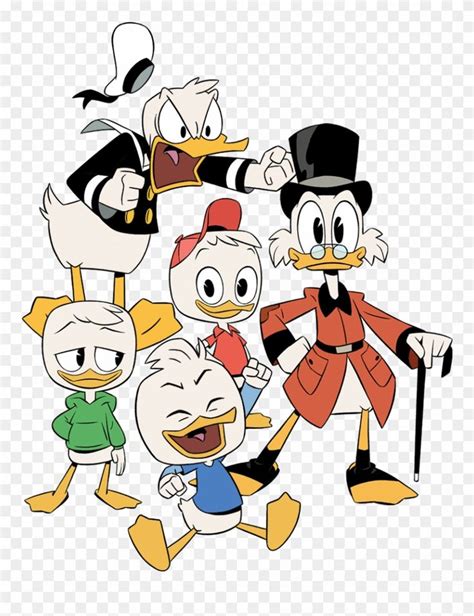 His Grandnephews Huey, Dewey And Louie, Temperamental - Ducktales Png Clipart | Duck tales, Walt ...