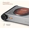 Amazon Electric Double Stovetop Cooking Hot Plate 1200W Infrared 7 3 4 Glass Ceramic