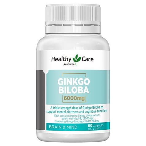 Buy Healthy Care Ginkgo Biloba Mg Capsules Online At Chemist