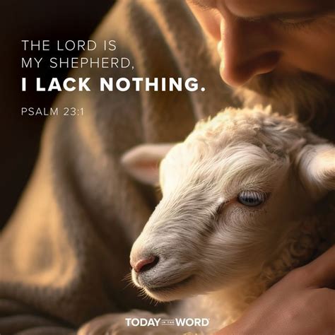 The LORD Is My Shepherd I Lack Nothing PSALM 23 1 Bible Devotions