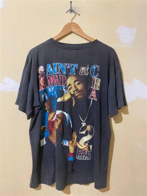 Vintage Tupac 2pac California Love Rap Boot Shirt Perfect Fade Men S