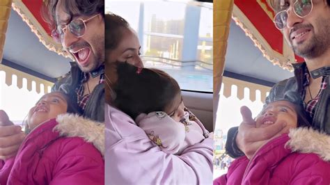 Shaheer Sheikh Reveals His Daughter Anaya Face As The Father Daughter