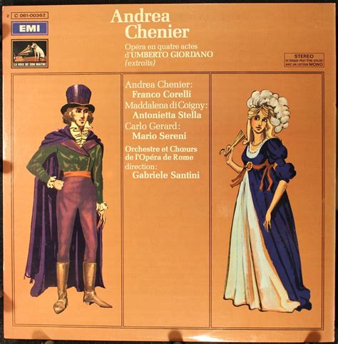Umberto Giordano Andrea chenier (Vinyl Records, LP, CD) on CDandLP