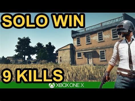 9 KILL SOLO WIN PUBG Xbox One X YouTube