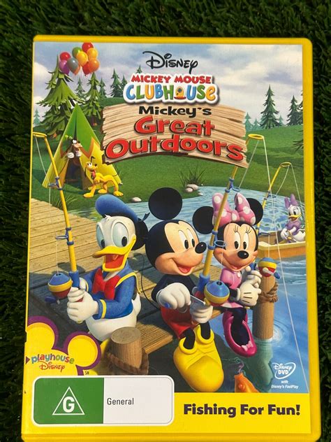 Mickey Mouse Clubhouse Mickey S Great Outdoors DVD 2010 FREE