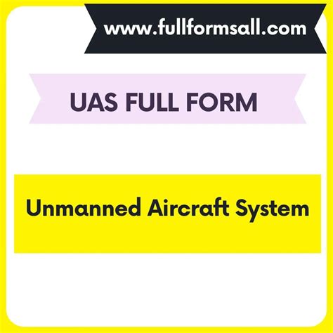 Uas Full Form Fullformsall