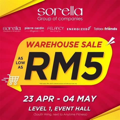 23 April 4 May 2025 Sorella Warehouse Sale Unbeatable Bargains On Fashion Lingerie