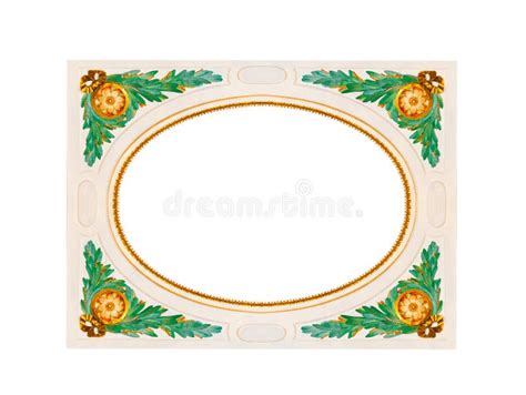 Medieval Golden Frame Isolated On White Stock Photo Image Of Luxury