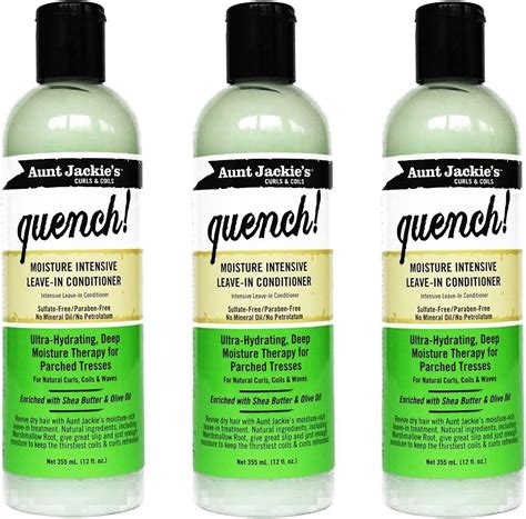 Aunt Jackie S Curls Coils Quench Moisture Intensive Leave In