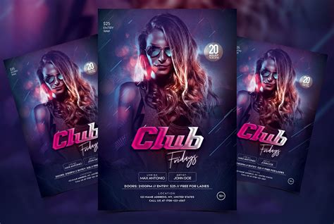 Friday Party Free PSD Flyer Template - PSDFlyer