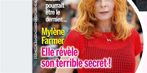 Mylène Farmer révèle son terrible secret la fin approche