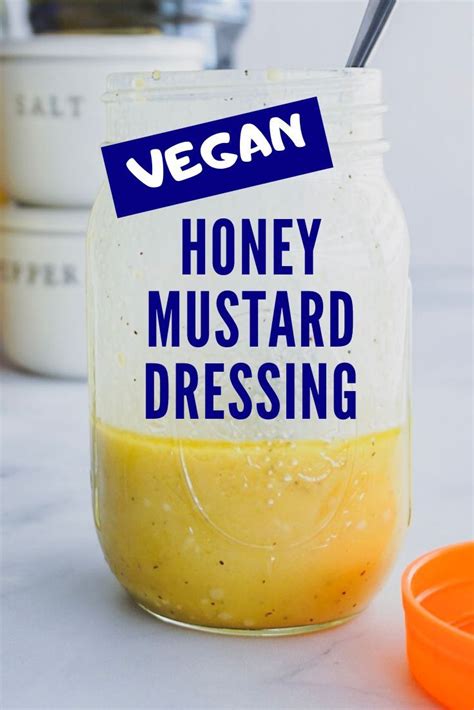 Vegan Honey Mustard Dressing Recipe Honey Mustard Dressing Mustard