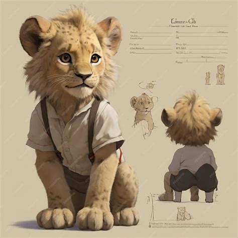 Premium Photo | Transvaal Lion Studio GhibliInspired Animation