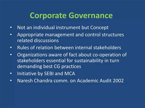 Corporate Governance Stakeholder Value Approach And Relevant Theories