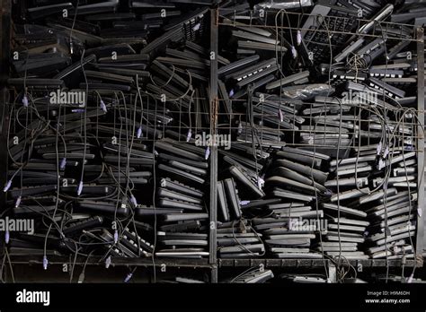 Old computer keyboards in storage of recycling plant Stock Photo - Alamy 