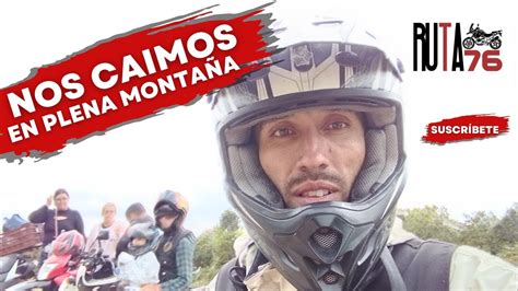 Nos CAEMOS DE LA MOTO DE VIAJE en plena MONTAÑA hacia LA SILLA DEL