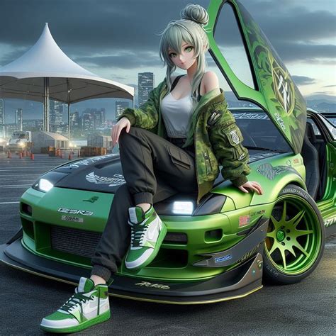 animation  driftgirl gambar anime