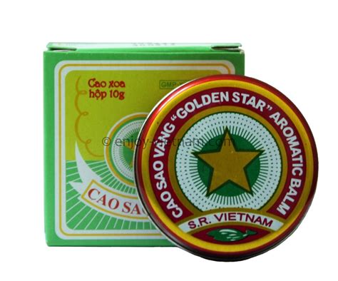 Buy | Best Cao Sao Vang | Golden Star Aromatic Balm | Big Tin, 10GRAM