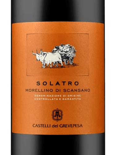 Castelli Del Grevepesa Solatro Morellino Di Scansano Vivino US