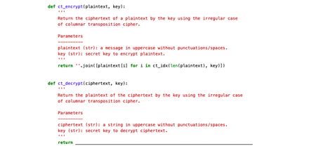 symmetric key cipher  columnar cheggcom