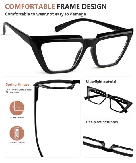 Reading Glasses Funky Cat-eye Design 5 Pack Women – eyekeeper.com