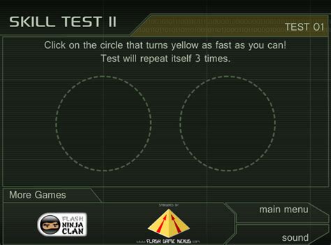 skill test ii play   flash museum