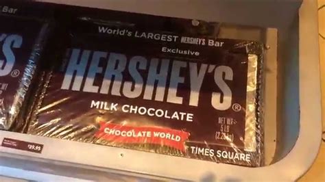 Worlds Largest Candy Bar Hershey World Part 2 Youtube