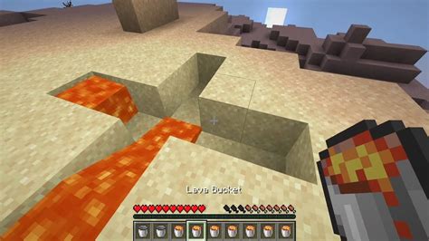 How To Make Unlimited Lava Source In Minecraft 😉😉😉 Youtube