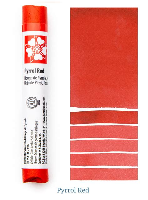 Pyrrol Red Watercolor Stick Daniel Smith Artists Materials