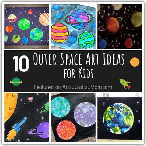 Outer Space Art For Kids