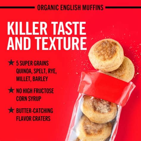 Dave S Killer Bread Killer Classic Organic English Muffins Ct