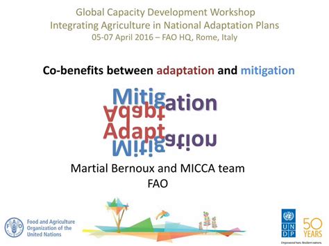 Pdf Co Benefits Between Adaptation And Mitigation Dokumen Tips