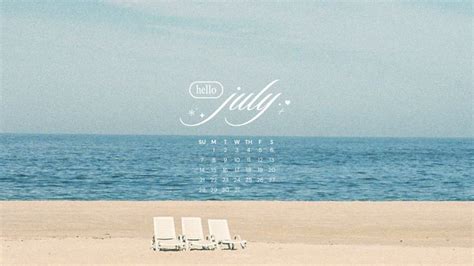 July Desktop Laptop Wallpaper By Sincerely Jehn En