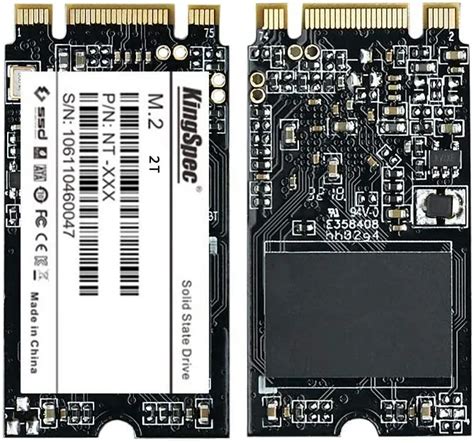 KingSpec 2TB M.2 2242 SATA SSD, NGFF Internal Solid State Drive SATA3 ...