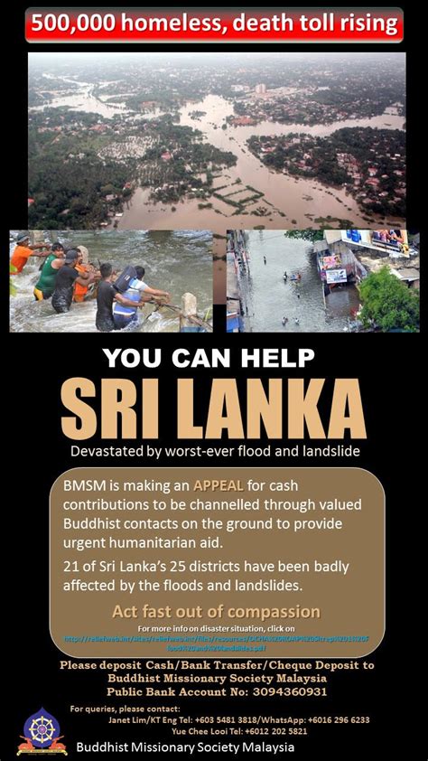 Sri Lanka Flood Relief 2016 – Buddhist Missionary Society Malaysia