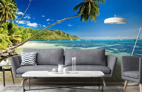 Beach Wallpaper & Tropical Beach Wall Murals | Wallsauce US