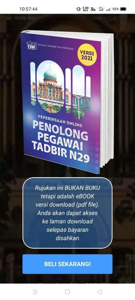 Contoh Soalan Peperiksaan Penolong Pegawai Tadbir N Reqt