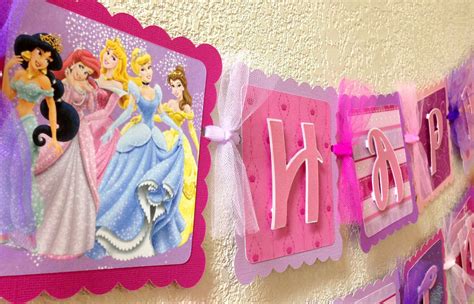 Diy Princess Birthday Banner