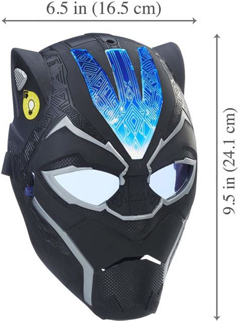 Marvel Black Panther Vibranium Power Fx Mask With Pulsating Light