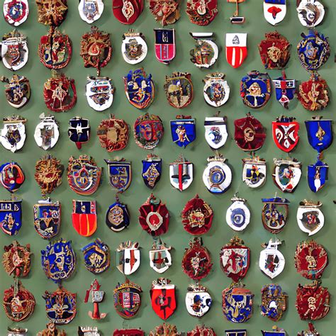 Repeating Coats of Arms Graphic · Creative Fabrica