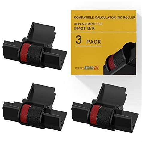 Pack Compatible Calculator Ribbon Replacement For Casio Hr Tm Ink