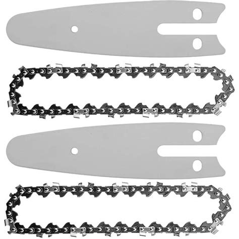 4 Pcs 4 Inch Chain Saw Chain Replacement For Mini Portable Handheld