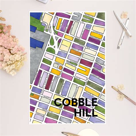 Cobble Hill Print — Terratorie Maps + Goods