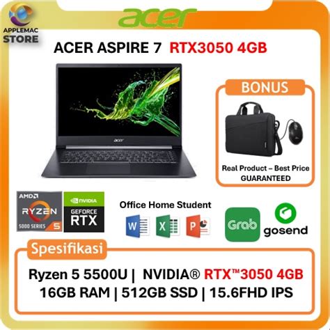 Jual Acer Aspire Nitro Gaming A Rtx Gb Ryzen U Gb