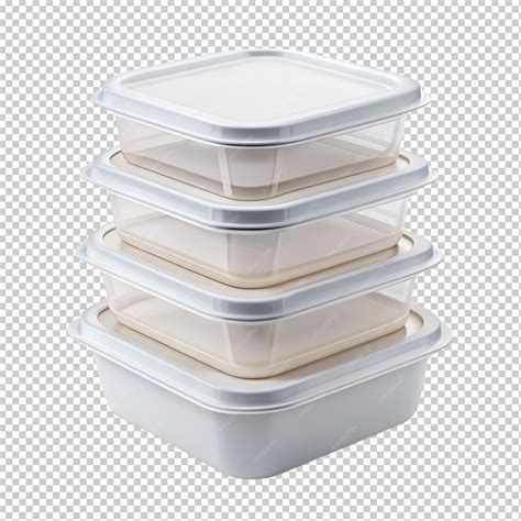 Plastic food container on transperent back ground | Premium AI ...
